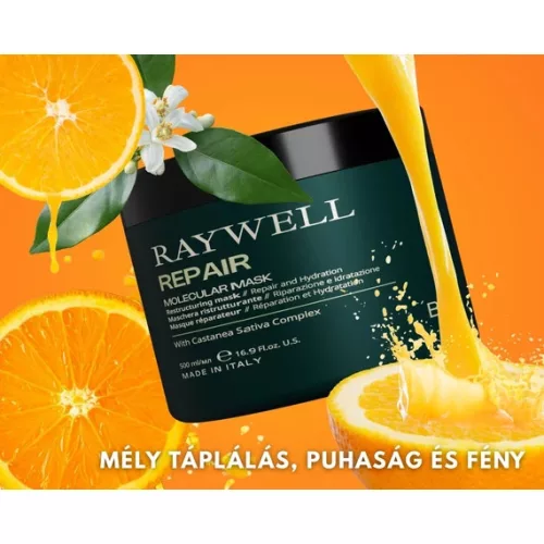 ÚJ Raywell B.IO Repair csomag sérült, töredezett hajra