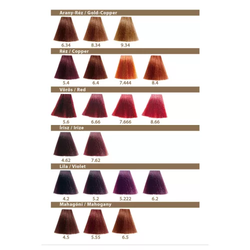 STELLA Vitacolor Lux ammóniaszegény mikropigmentes hajfesték Exkluzív Réz Szőke 7.444-es 100 ml