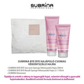 Subrina Bye Bye Hajápoló Csomag vékonyszálú hajra