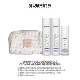 SUBRINA Care Colour Hajápoló Csomag Virágos Neszeszerben