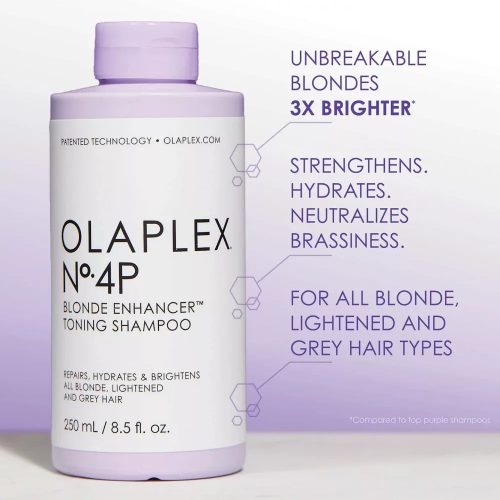 OLAPLEX No.4P Blonde Enhancer Toning sampon 250ml 
