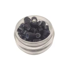 Mikrogyűrű Fekete  szilikonos