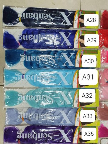 A28-A29-A30-A31-A32-A33 Kanekalon hajak