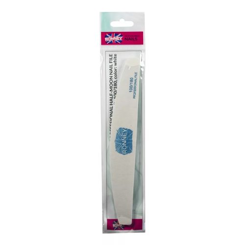 RONNEY Körömreszelő Íves 100/180 (fehér) 