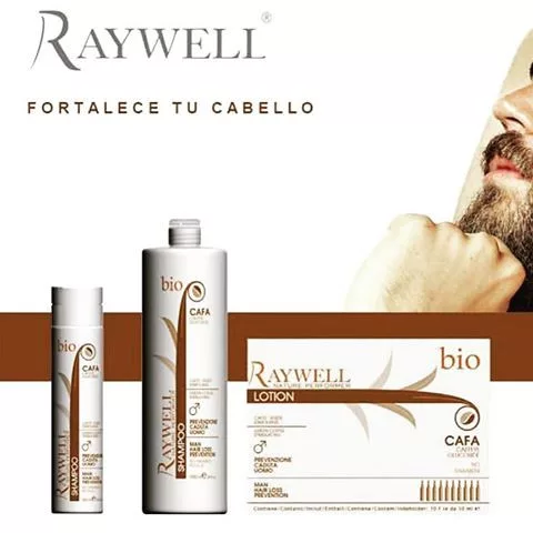 Raywell BIO CAFA – Hajnövesztő és hajhullás elleni ampullacsomag, férfiaknak 10db ampulla, 1doboz 10x10ml-Best Seller! 