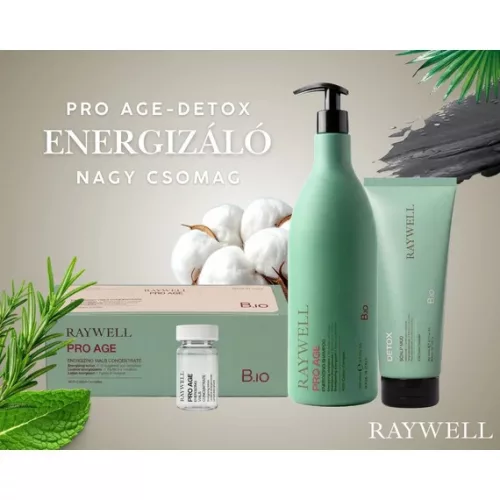 Raywell Pro Age - Detox csomag hajhullás ellen nagy kiszerelésű csomag