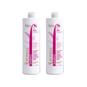   Raywell BIO TEA – Hajnövesztő és Hajhullás elleni sampon, Nőknek 2x1000 ml, a második 30% kedvezménnyel