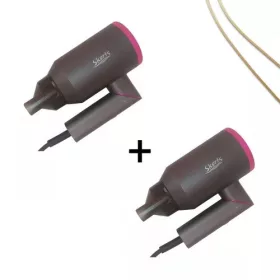   Ergonomikus kialakítású, negatív ionos, design hajszárító -ÚJ MODELL 2 db Pink, második 30% kedvezménnyel