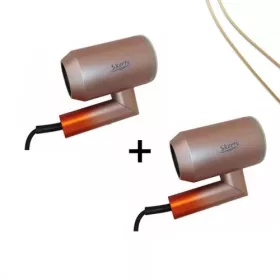   Ergonomikus kialakítású, negatív ionos, design hajszárító -ÚJ MODELL 2 db Rose Gold, második 30% kedvezménnyel