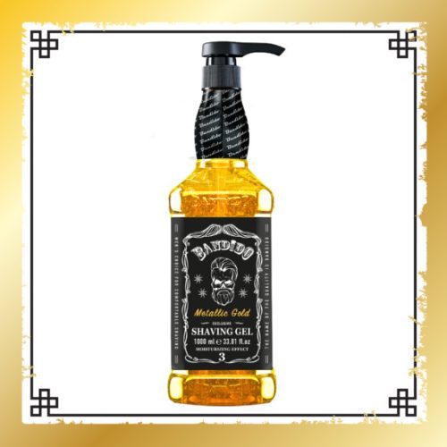 Bandido Shaving Gel Metalic Gold 1000ml (Pro Size)