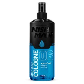   Nish Man After Shave Lotion Cologne 06 Aqua d'Asil borotválkozás utáni folyadék 400ml