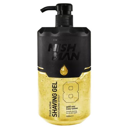 Nish Man Fresh Active (Gold One) borotvagél 1000ml (Pro Size)