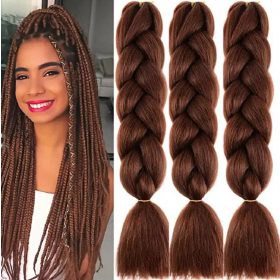 6-os barna Kanekalon haj