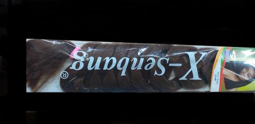 6-os barna Kanekalon haj