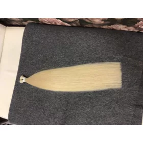 50cm, 50 g , szőke, prémium minőségű haj