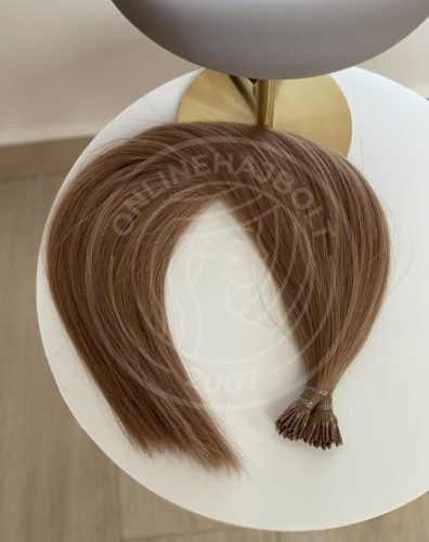 50cm, 100g, 6-os barna, prémium minőségű haj