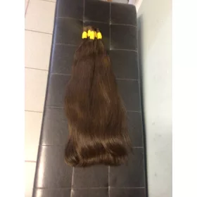   100 g 68 cm hőillesztéshez tincsezve.5-ös natúr barna, prémium minőségű haj Akció 