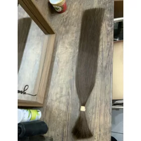 60cm, 50g, 4- es barna, prémium minőségű haj