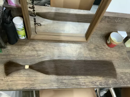 60cm 50g, 4-es barna, prémium minőségű haj