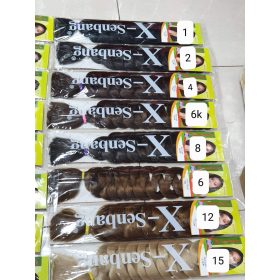 1-2-4- 6k-8-12-15 -6 Kanekalon hajak