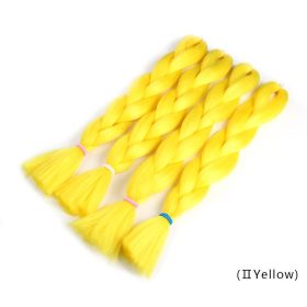 2C-citromsárga Kanekalon haj 