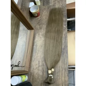 70cm, világosbarna, prémium minőségű haj 