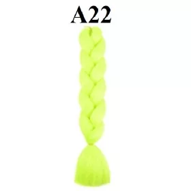 A22-es kanekalon haj. Citromsárga