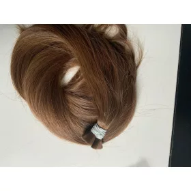70 cm, 6-7 barna prémium minőségű haj 50-100-150-200 g