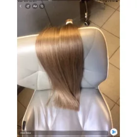 70 cm, 6-7 barna prémium minőségű haj 100 g 