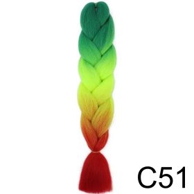  Választható 3 színű ombre Kanekalon hajak