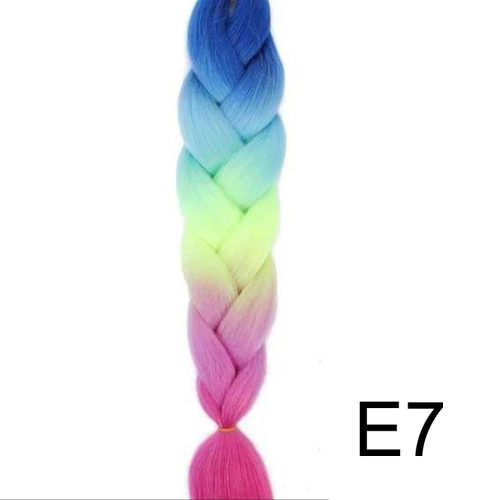 4-5 színű ombre E7-es Kanekalon haj