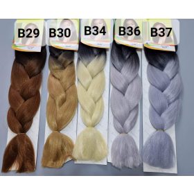 Választható színes ombre Kanekalon hajak