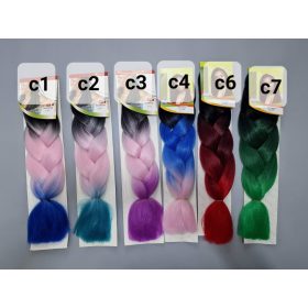 Választható színes ombre Kanekalon hajak