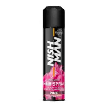 Nish Man Pro Mech rózsaszínű hajszínező spray 150ml