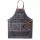 Dapper Dan Barber Apron (charcoal) borbély munkakötény