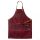 Dapper Dan Barber Apron (oxblood) borbély munkakötény