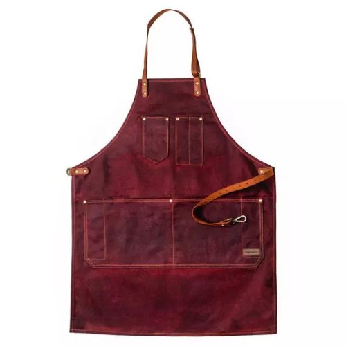 Dapper Dan Barber Apron (oxblood) borbély munkakötény