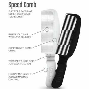 Wahl Speed Comb Flat Top Comb (black) fésű