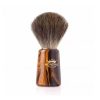 Mondial Morgan Pure Badger Shaving Brush With Stand - Woodgrain