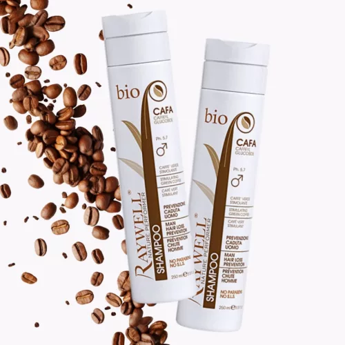 2x250 ml Raywell BIO Cafa sampon a második 30% engedménnyel