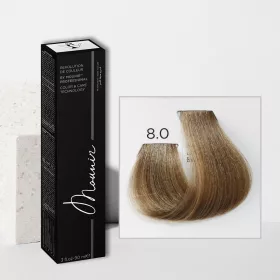 Mounir Revolution Permanent Hair Color, Natural White 8.0