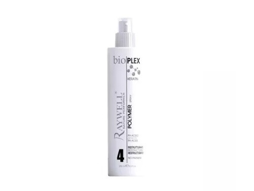 Raywell BIO Plex 4. Plex Polymer Spray – Szerekezet visszaállító, keratinnal, hővédő és savasító