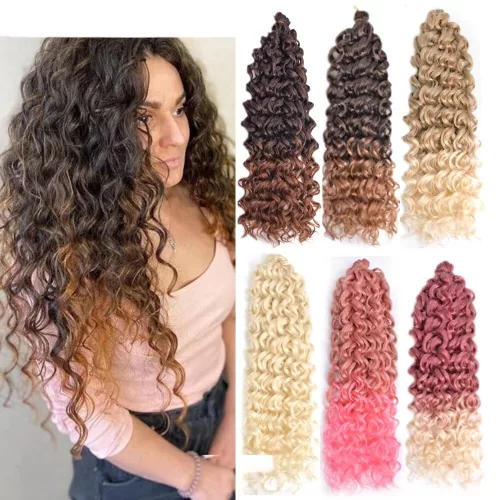 Brazil, göndör haj, fonáshoz, horgoláshoz, ombre