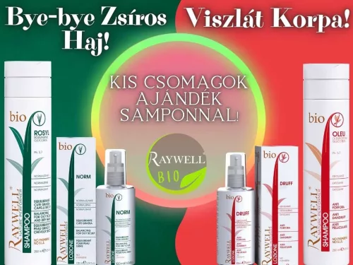 Ciao-Ciao Viszlát Zsíros Haj, BIO Csomagok, Ajándék Samponnal!!